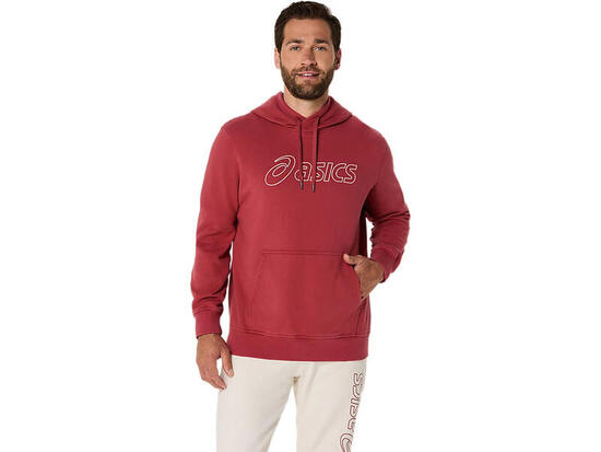 Sweat à capuche ASICS OTH rouge brûlé pour homme