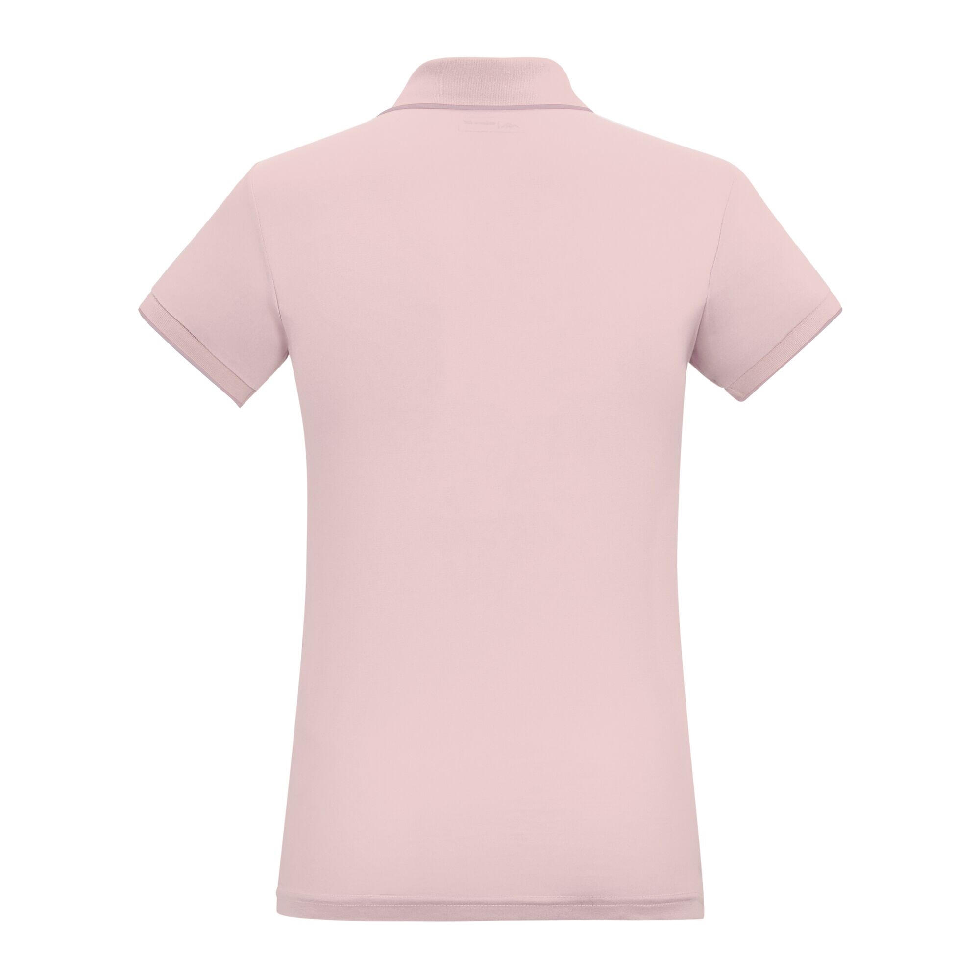 Womens/Ladies Remex II Polo Neck TShirt (Pink Haze) 3/5