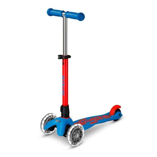 Trottinette 3 roues Mini Deluxe Neon Flashing Red LED