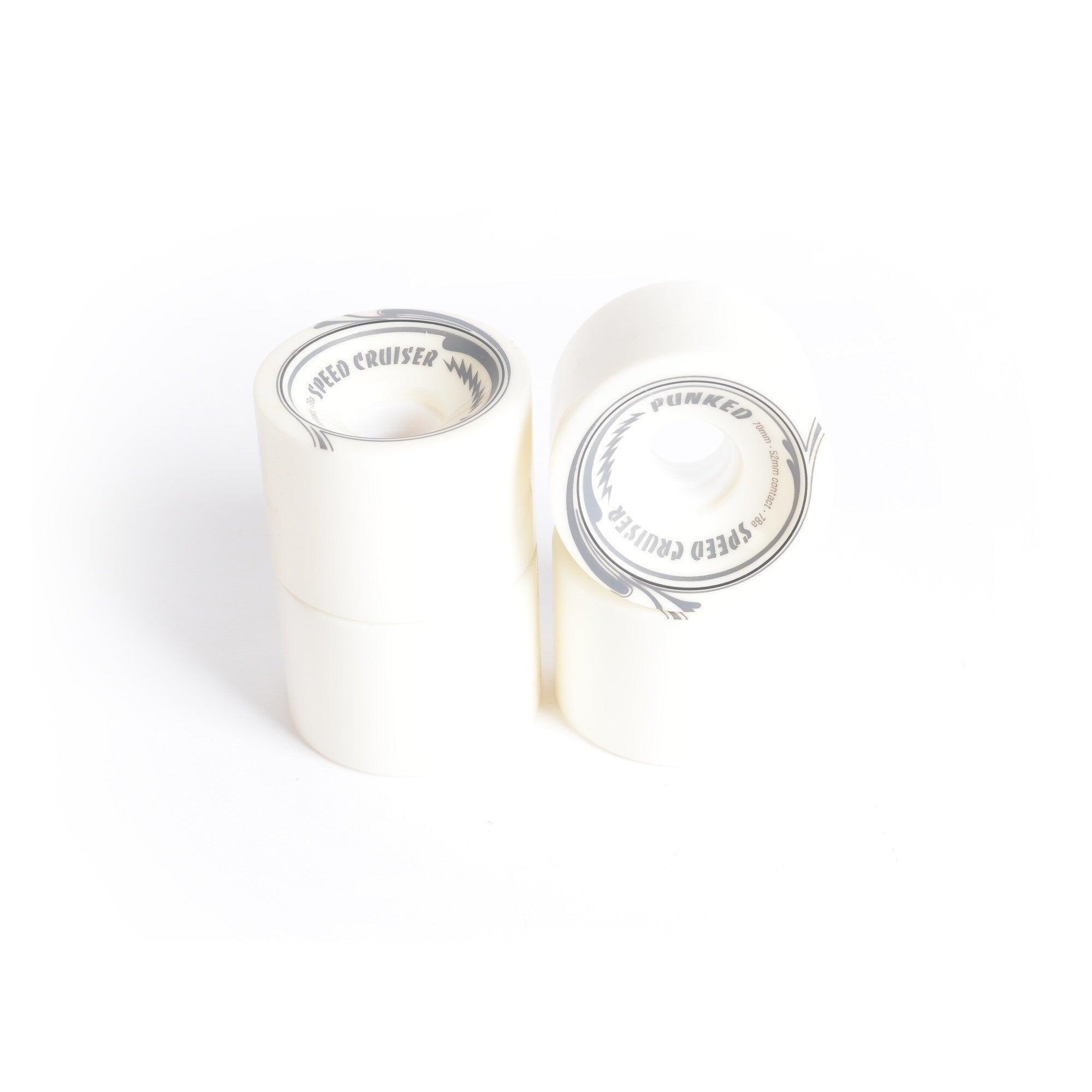 Ruote da skateboard - YOCAHER 70x52mm 78a - White 2/2