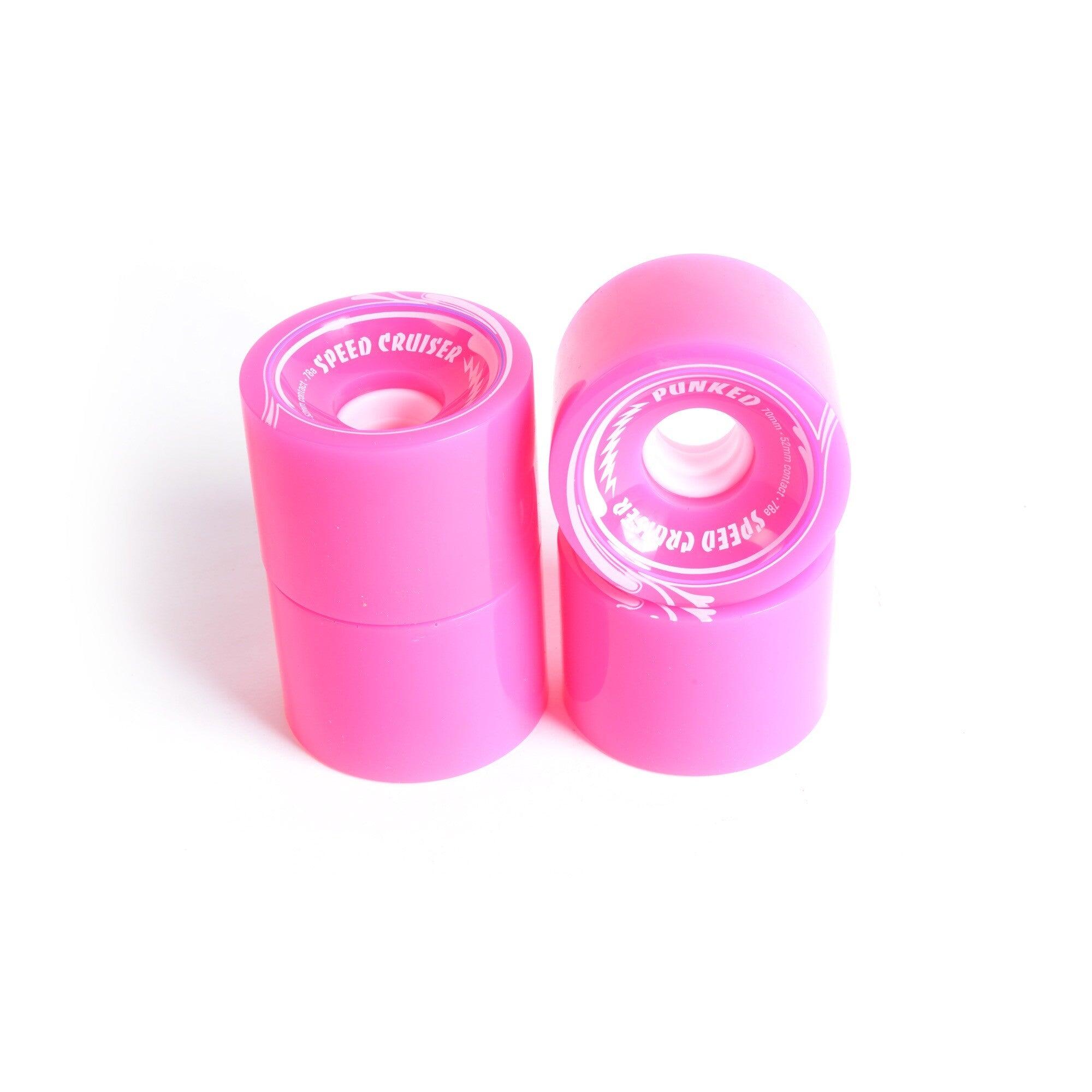 Ruedas de patineta - YOCAHER 70x52mm 78a - Pink 2/2