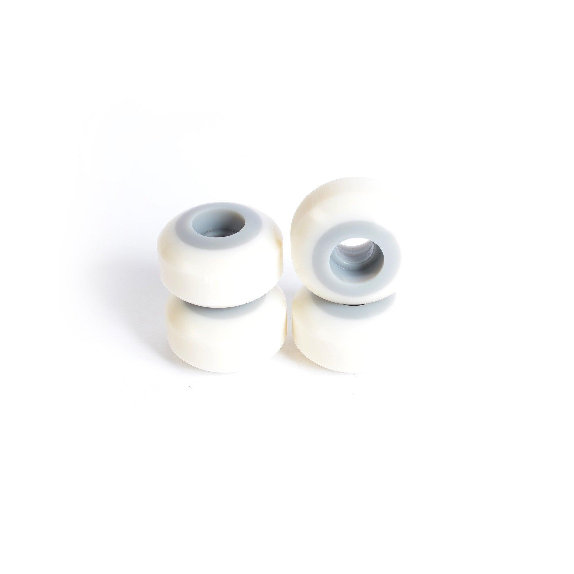 Ruedas de patineta - YOCAHER 52x31mm 99a - Blanco / Gris 2/2