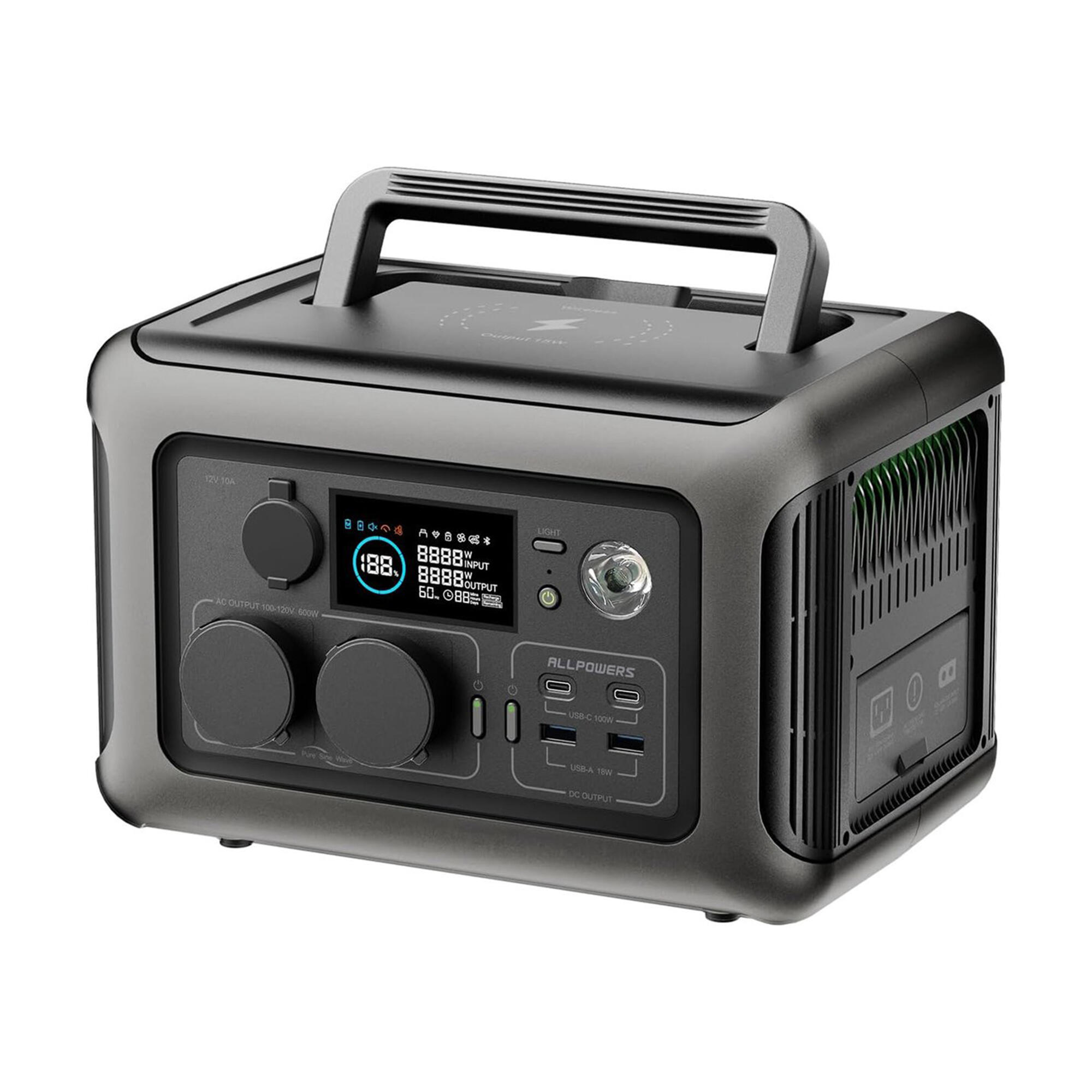ALLPOWERS Générateur Solaire 600W – Kit R600 + SE100 100W 2/7