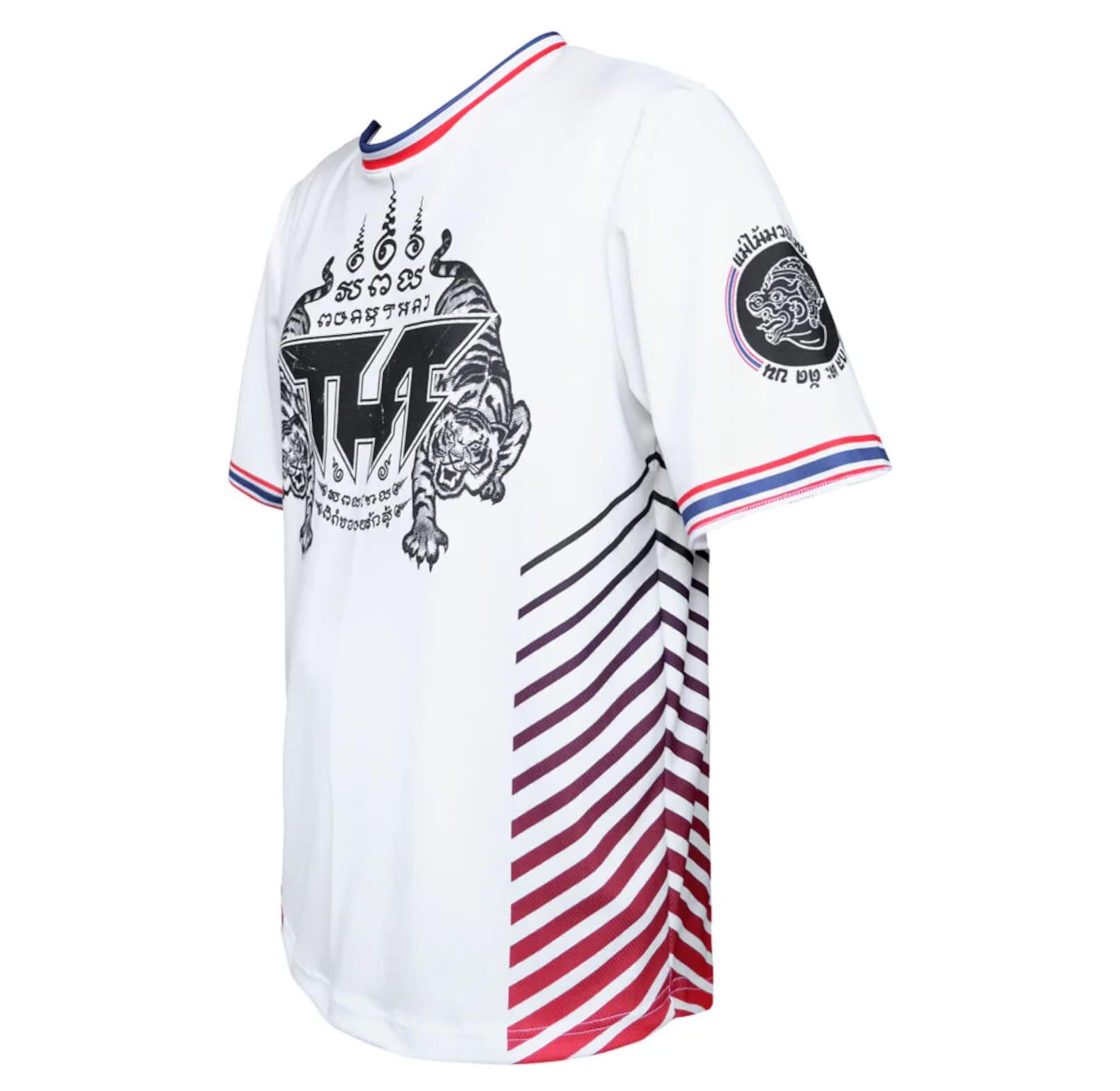 Koszulka Treningowa TUFF True Power White Twin Tigers 3/4