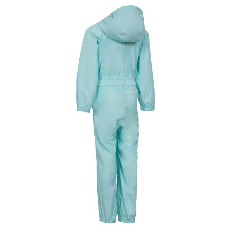 Fato de Chuva para Crianças/Kids Button Rain Suit Casa da Moeda Pálida