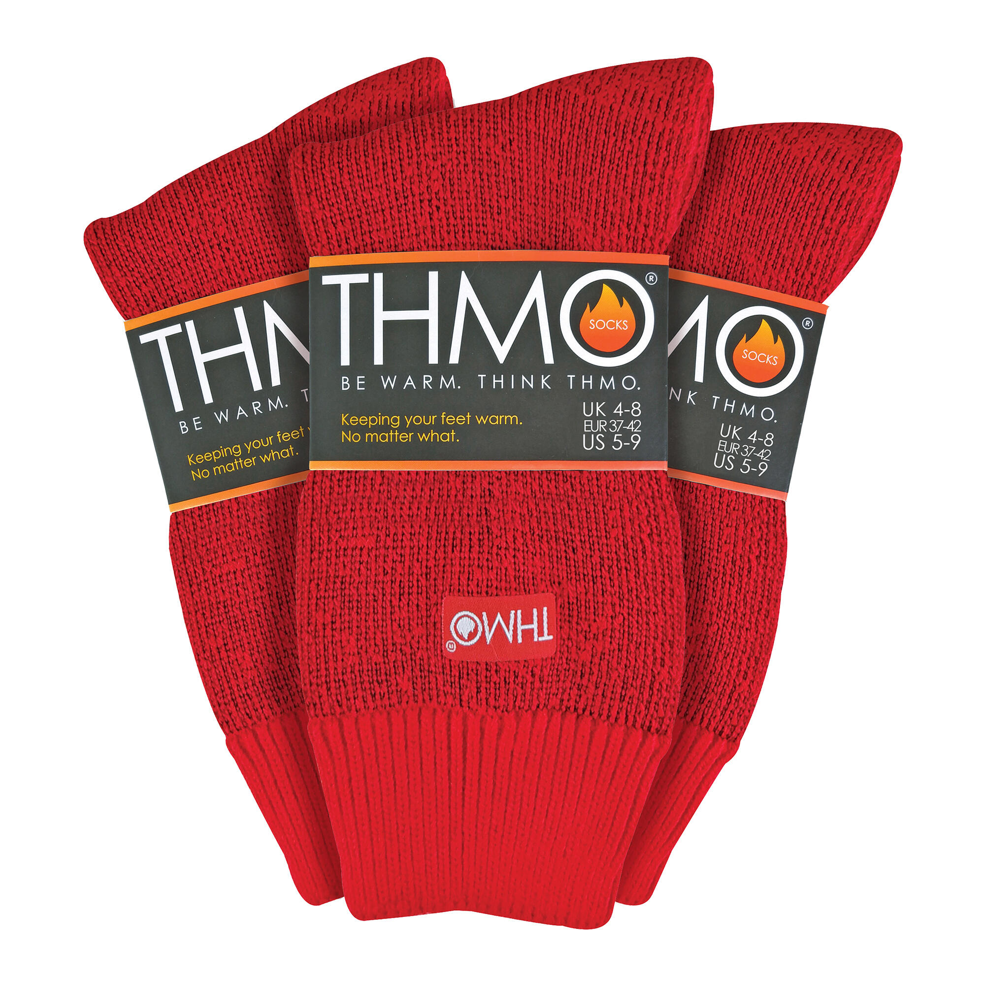 THMO - Lot de 3 Paires Chaussettes Femme Doublées Thermiques Chaudes 2/7