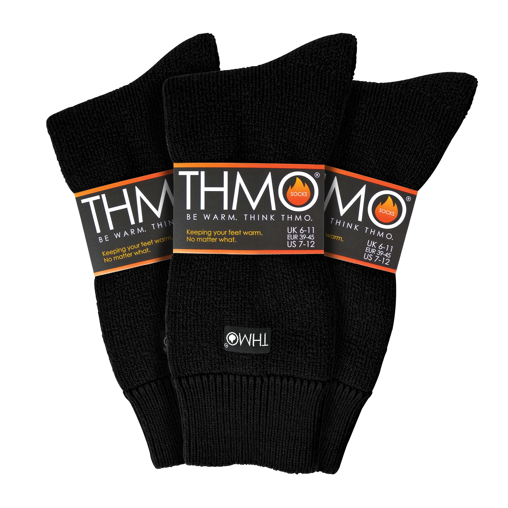 THMO - Lot de 3 Paires Chaussettes Homme Thermiques Epaisses et Chaudes 2/7