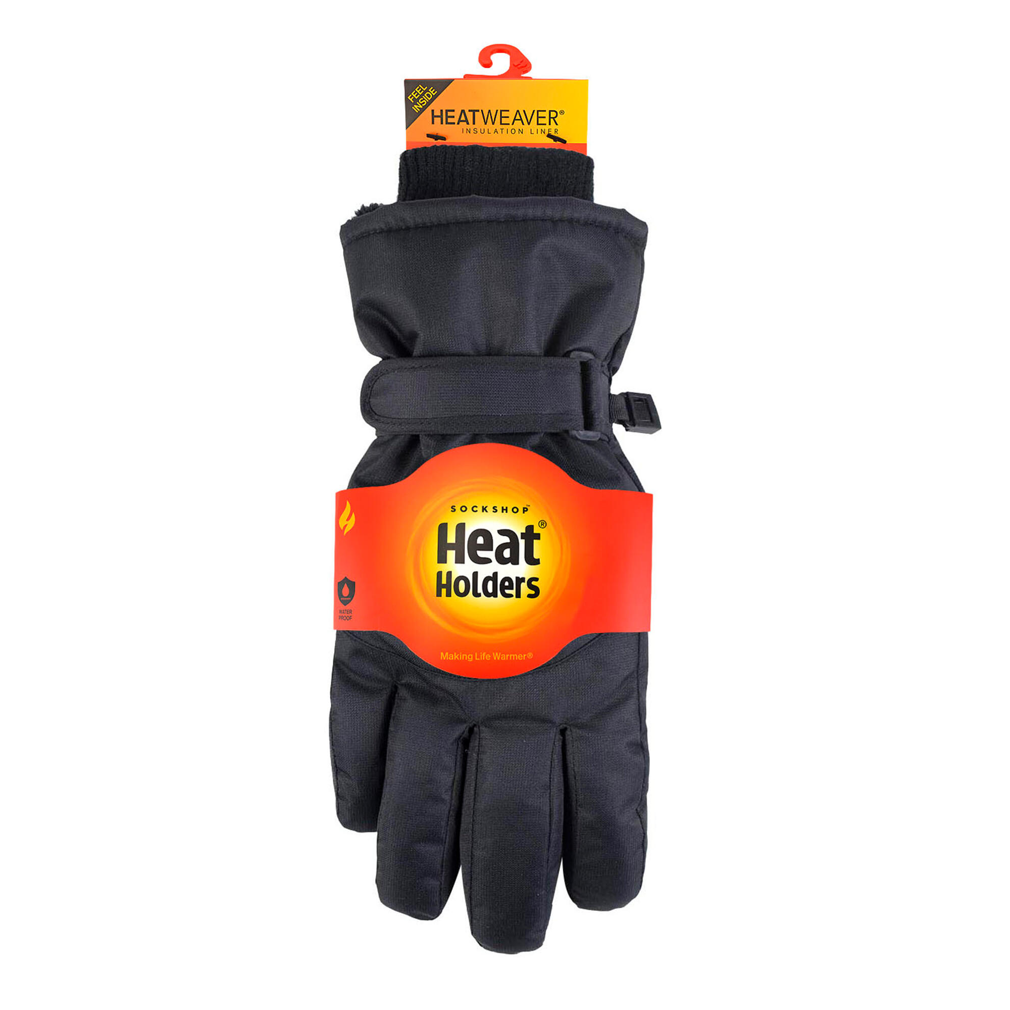 Ladies Soft Shell Waterproof Fleece Lined Winter Thermal Ski Gloves 2/7