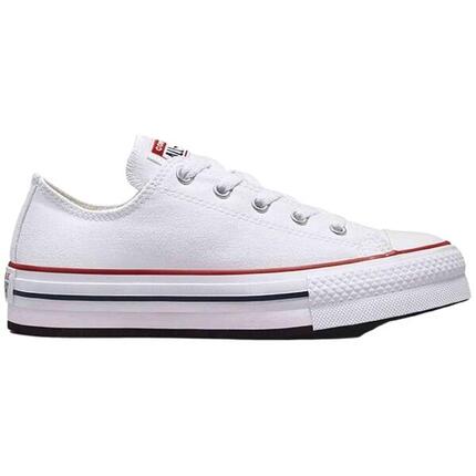 Chaussures pour fille Converse plateforme Eva blanches