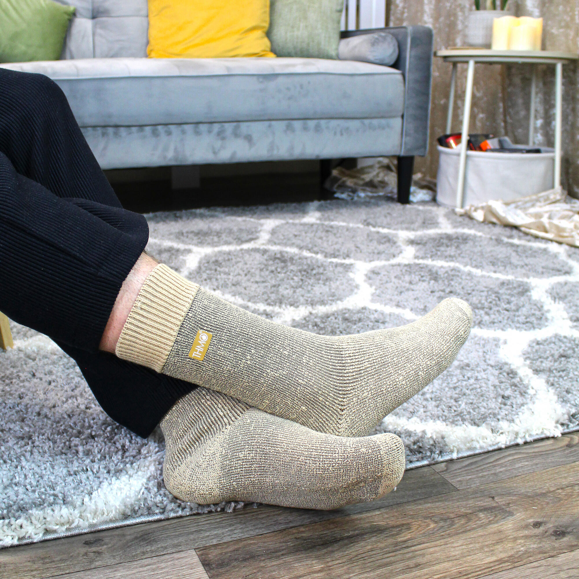 THMO - Homme polaire hiver chaudes chaussettes thermiques 4/7