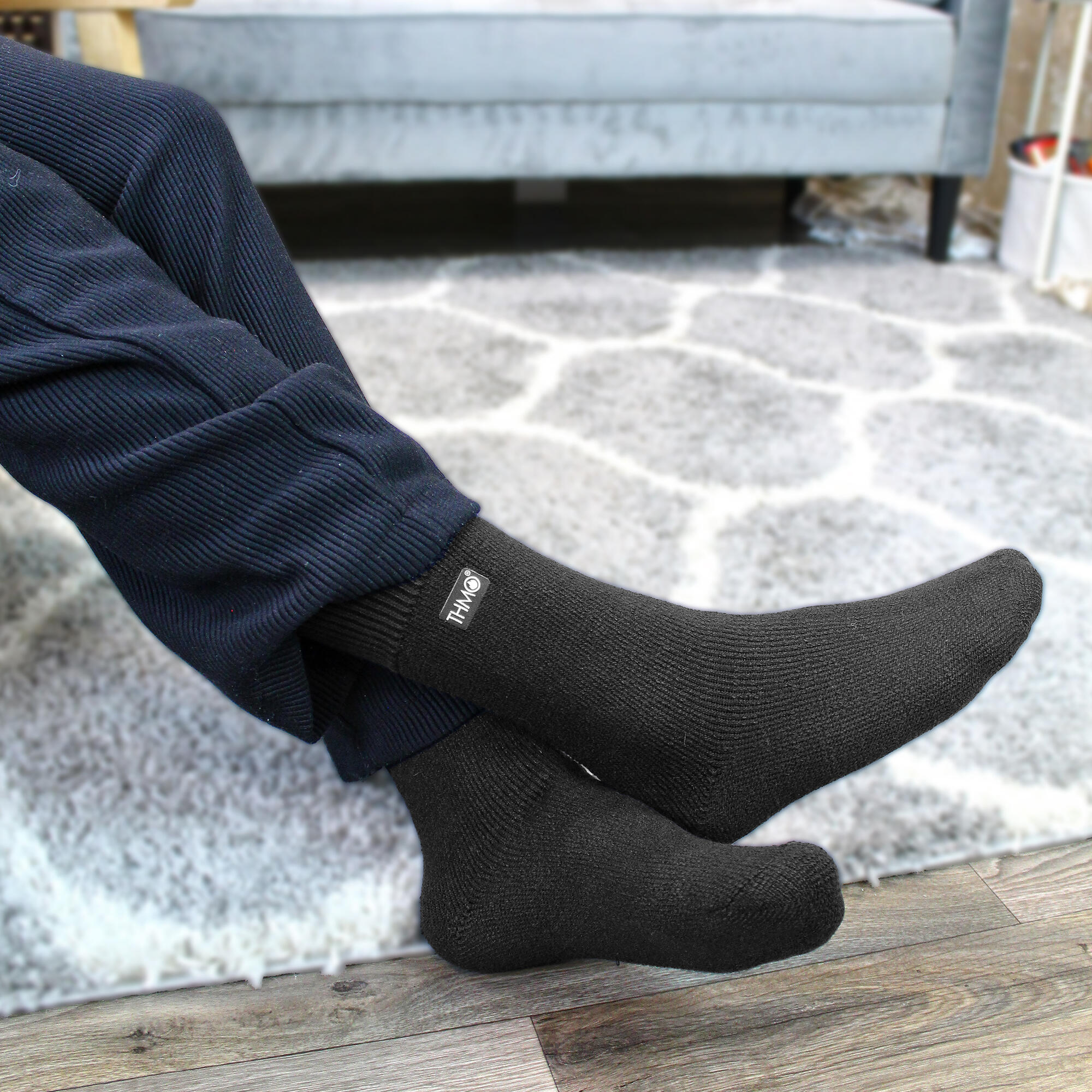 THMO - Homme polaire hiver chaudes chaussettes thermiques 3/7
