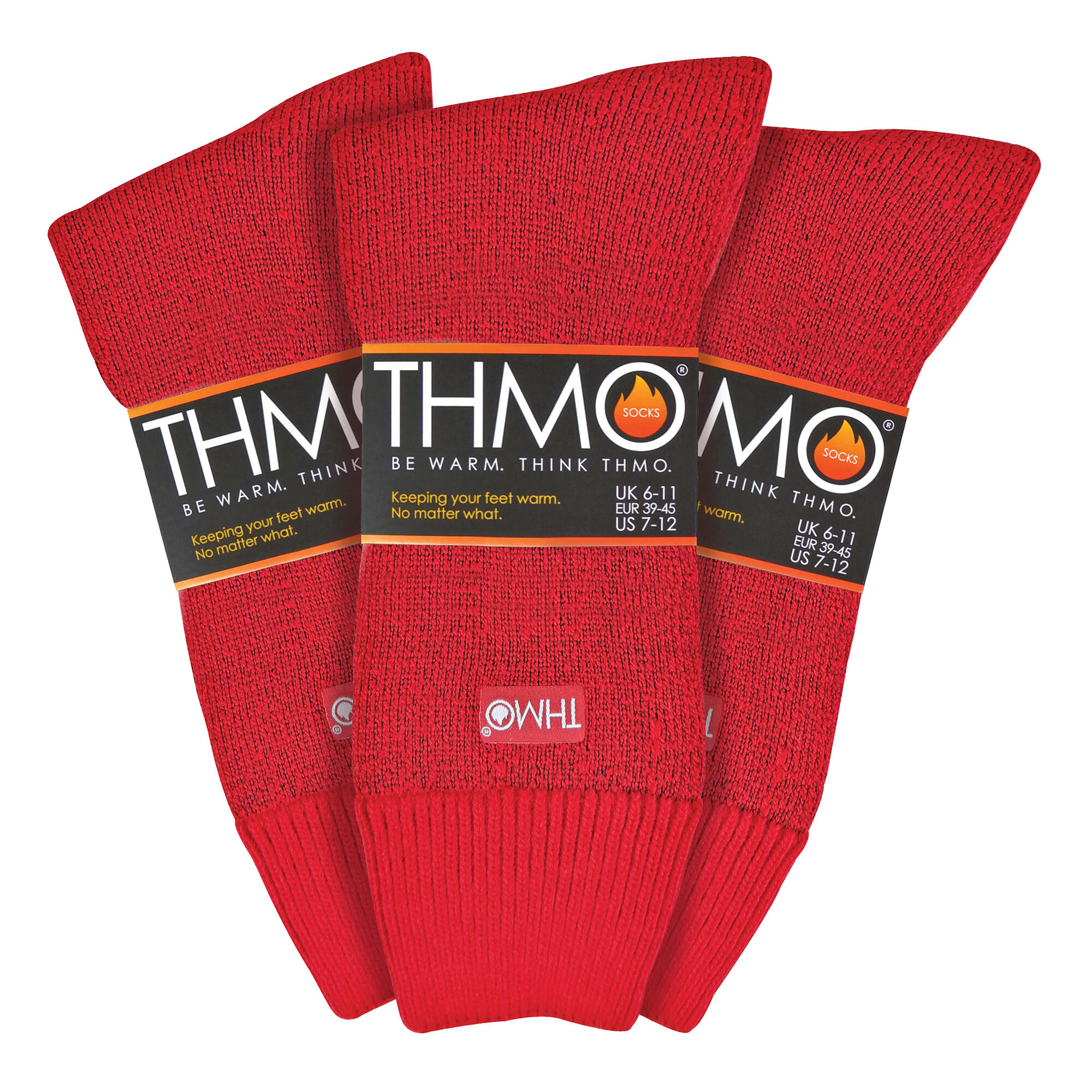 THMO - Lot de 3 Paires Chaussettes Homme Thermiques Epaisses et Chaudes 2/7