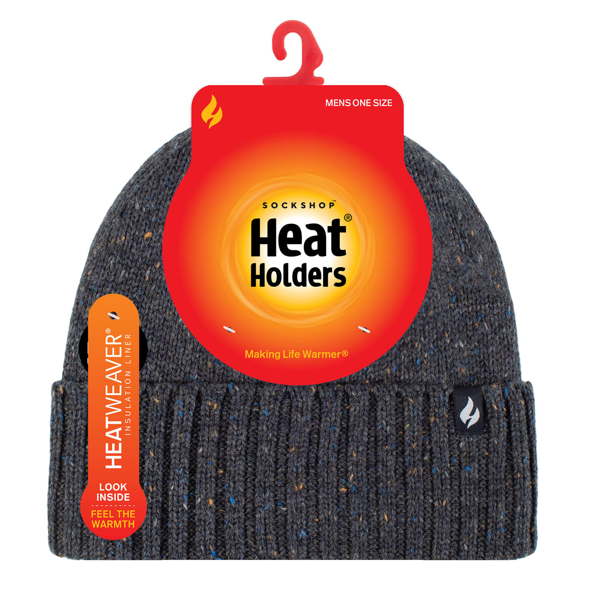 Warm Ribbed Cuff Beanie Hat for Men | Fleece Lined Chunky Winter Hat 2/5