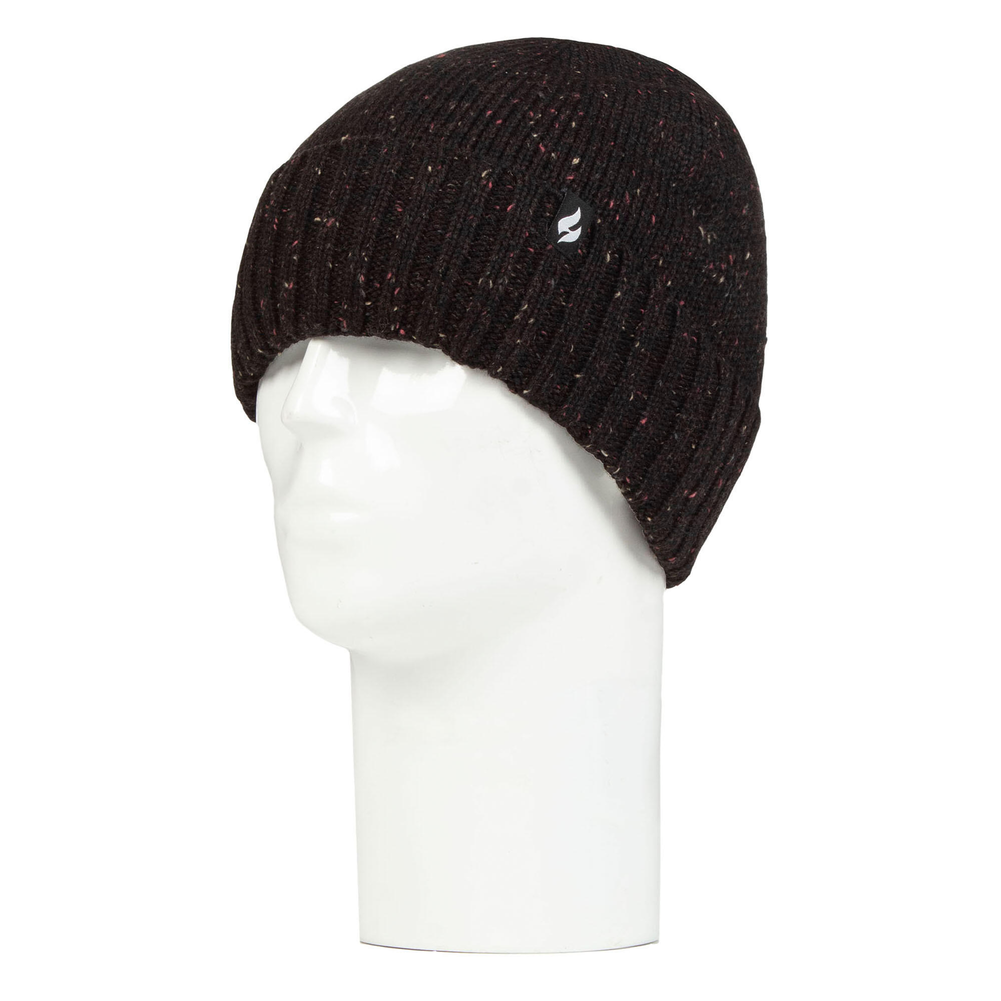 Warm Ribbed Cuff Beanie Hat for Men | Fleece Lined Chunky Winter Hat 3/5