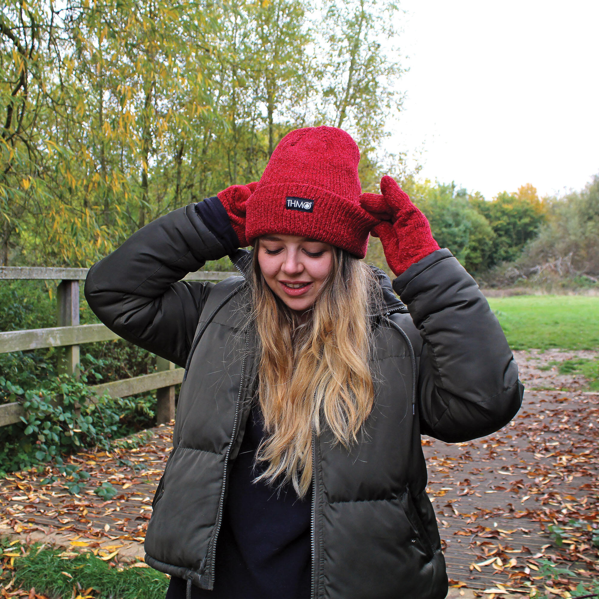THMO - 1 Chapeau Tricot Femme avec Thinsulate Doublé Polaire 3/7