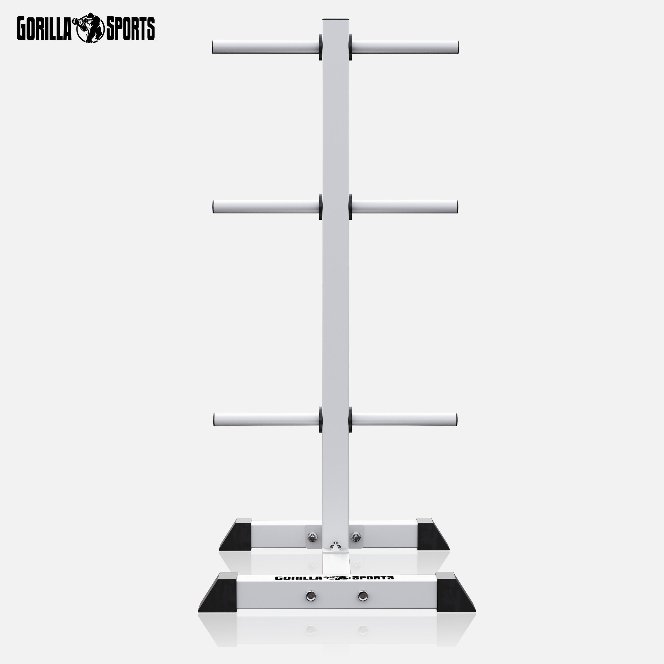 RACK DE RANGEMENT POUR POIDS DISQUES 30/31 MM | MUSCULATION | NOIR OU BLANC 4/7