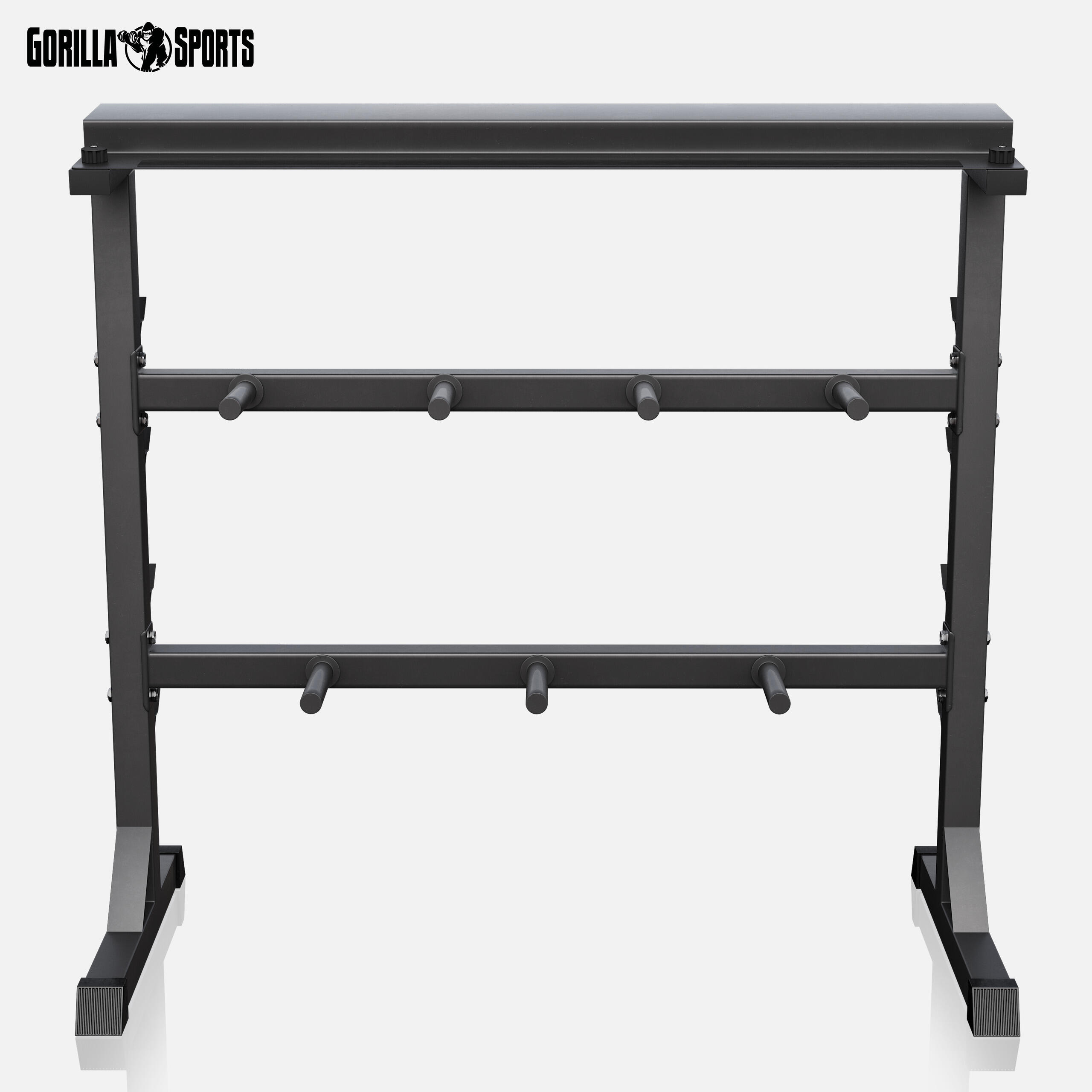 Scaffale di stoccaggio Gorilla Sports in acciaio 120×50×96 cm nero/grigio 4/7