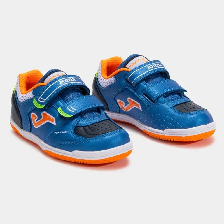 Ghete fotbal sală Joma Top Flex JR 2504 Bleu, mărimea 29 3/5