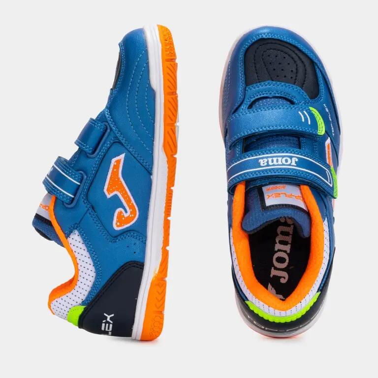 Ghete fotbal sală Joma Top Flex JR 2504 Bleu, mărimea 29 5/5
