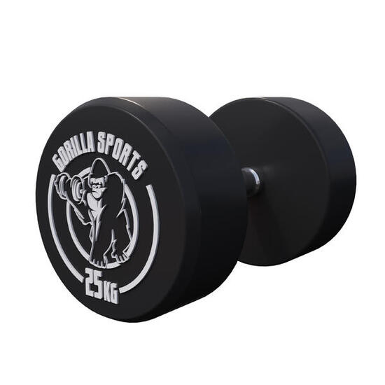 Dumbbell - 25 kg - Halter - Vaste dumbell - Gietijzer