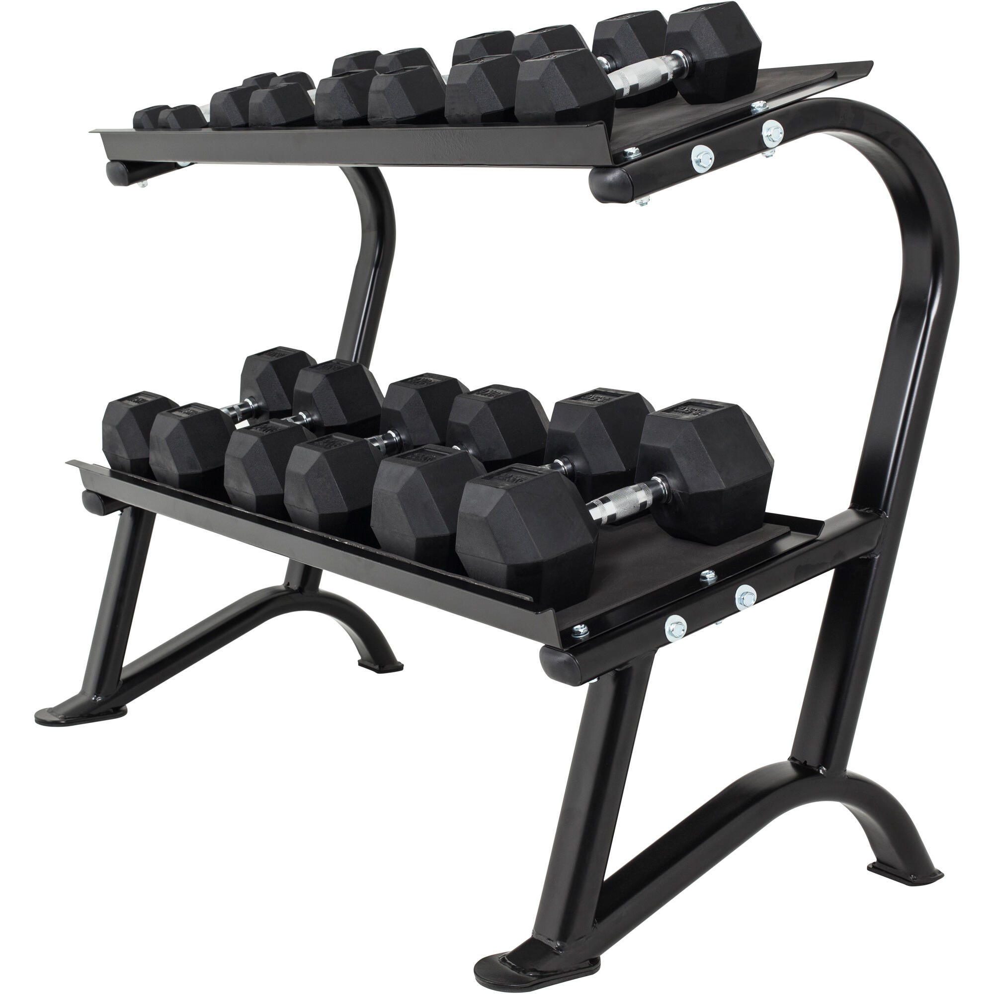PACK HALTÈRE HEXAGONAL PRO 237KG + RACK DE RANGEMENT | PREMIUM | MUSCULATION 6/7