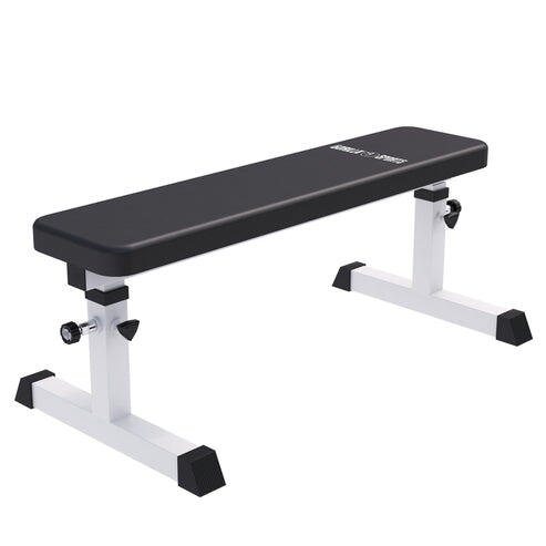 Banc plat Gorilla Sports réglable 4 hauteurs acier noir 200 kg 4/7
