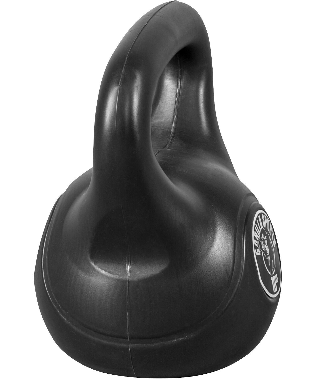 KETTLEBELL NOIR AVEC REVÊTEMENT PLASTIQUE | MUSCULATION| AU CHOIX DE 2KG À 20KG 2/7