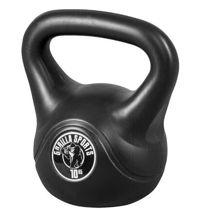 Kettlebell treningowy Gorilla Sports 10 kg winyl