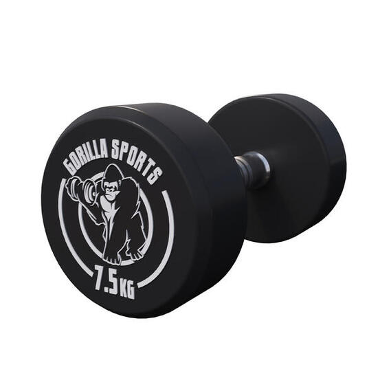 HALTÈRE MONOBLOC ROND | MUSCULATION | AU CHOIX DE 2,5KG À 40 KG