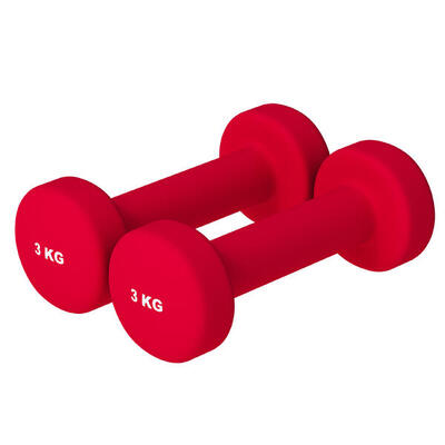 Dumbellset - halterset - aerobics - vinyl - 10 kg (2 x 5 kg)