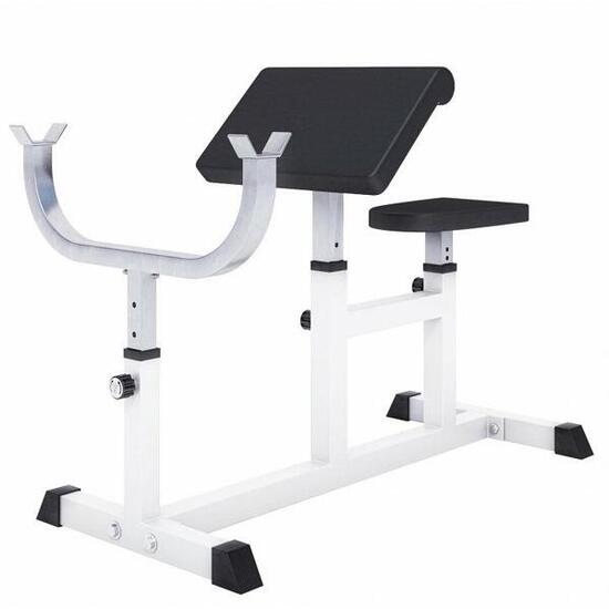 BANC DE MUSCULATION CURL | MUSCULATION | BLANC