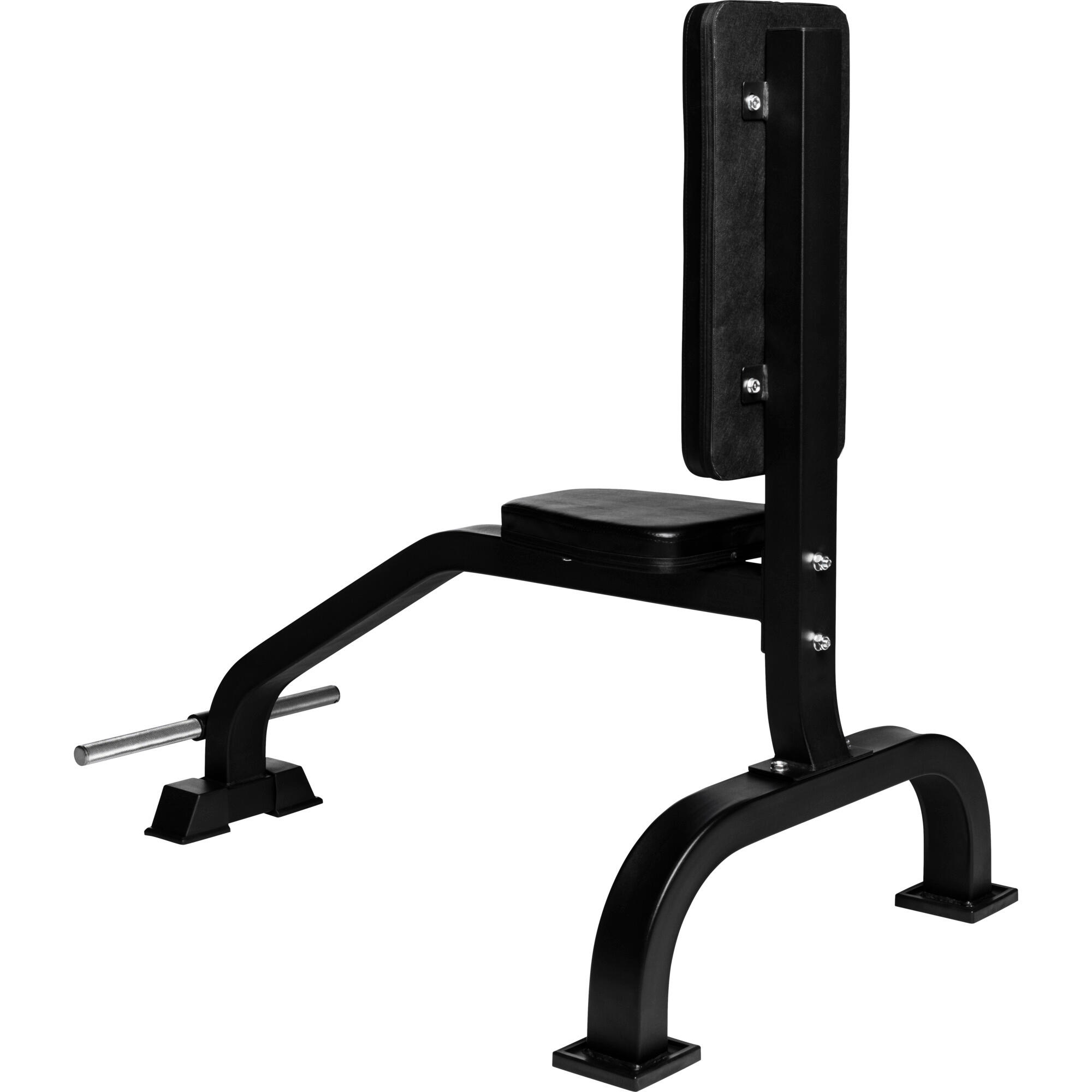 Panca dritta Gorilla Sports per shoulder press nera 3/7