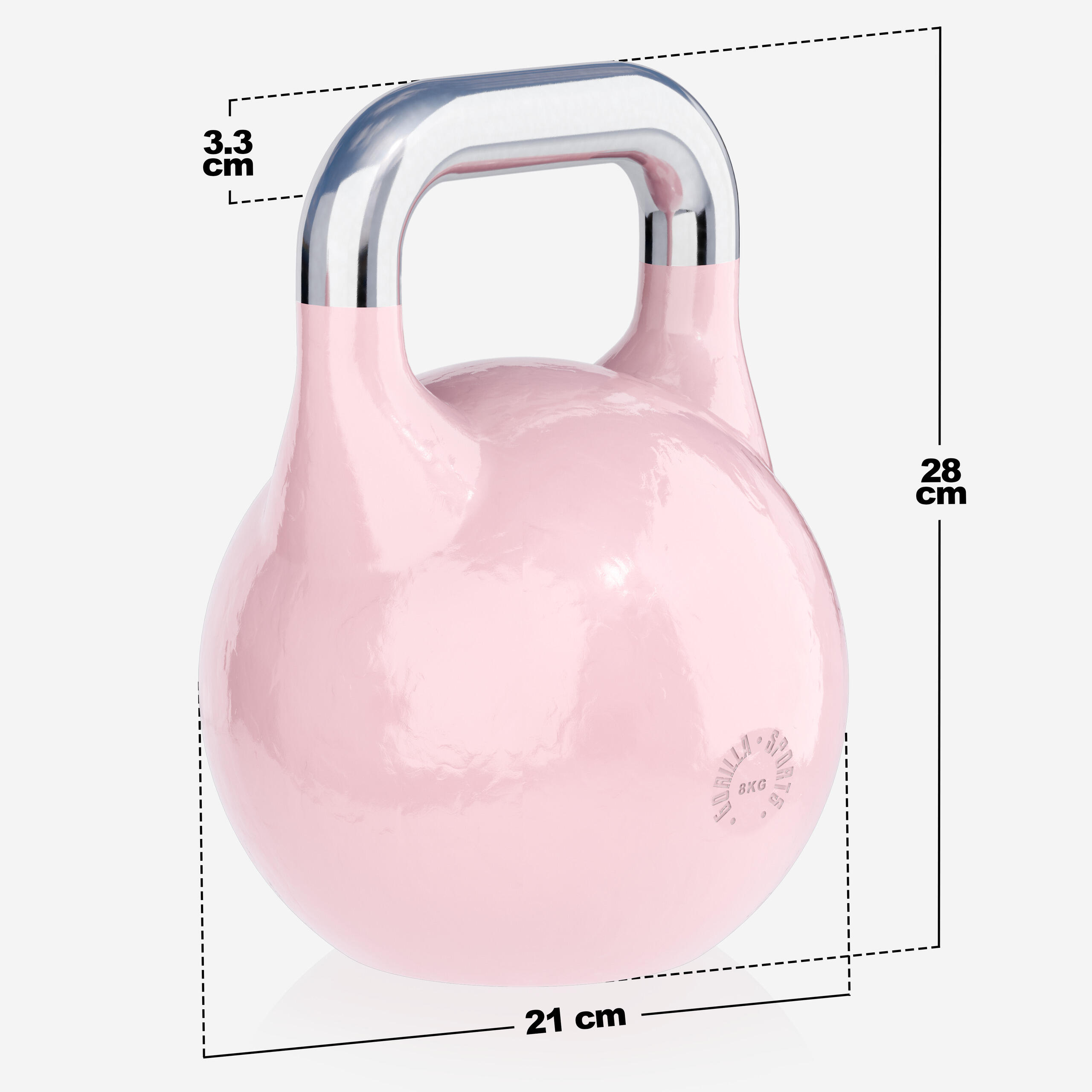 KETTLEBELL DE COMPÉTITION | MUSCULATION | POIDS AU CHOIX DE 8KG À 40KG 6/7