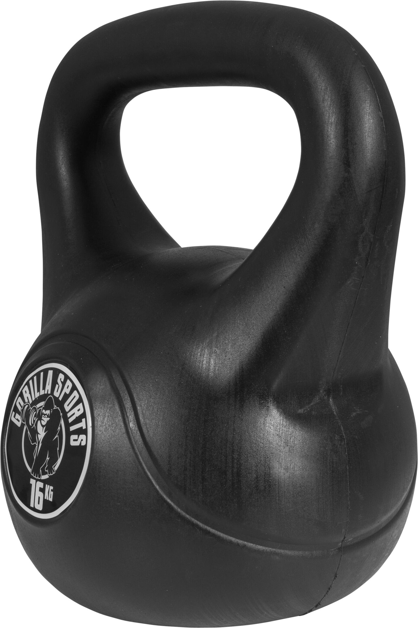 KETTLEBELL NOIR AVEC REVÊTEMENT PLASTIQUE | MUSCULATION| AU CHOIX DE 2KG À 20KG 2/7
