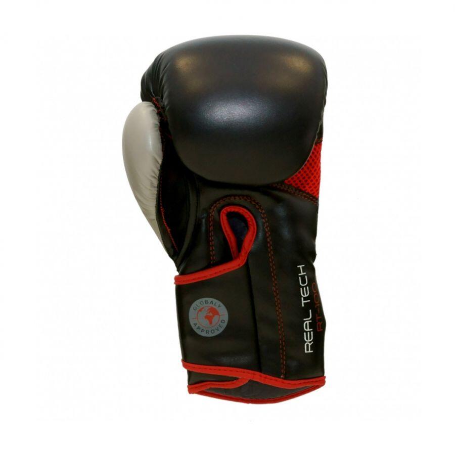 Guantes Boxeo Excalibur Gris/Negro PRO 10 Oz 3/4