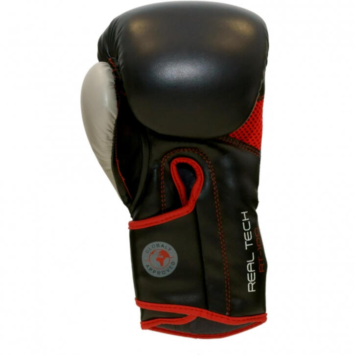 Guantes Boxeo Excalibur Gris/Negro PRO 10 Oz 4/4
