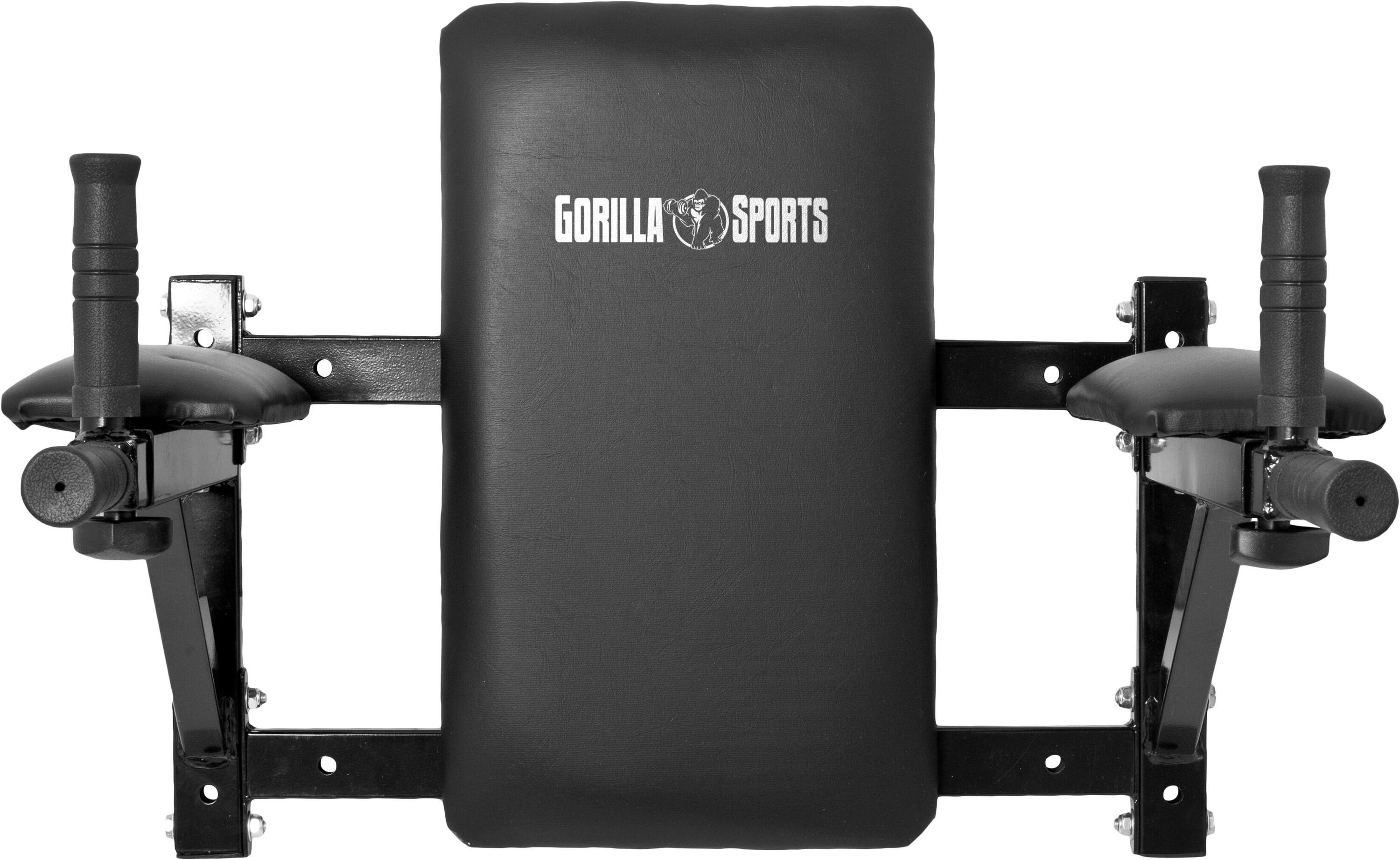 Silla Romana Adominales Pared Gorilla Sports Negro 3/7