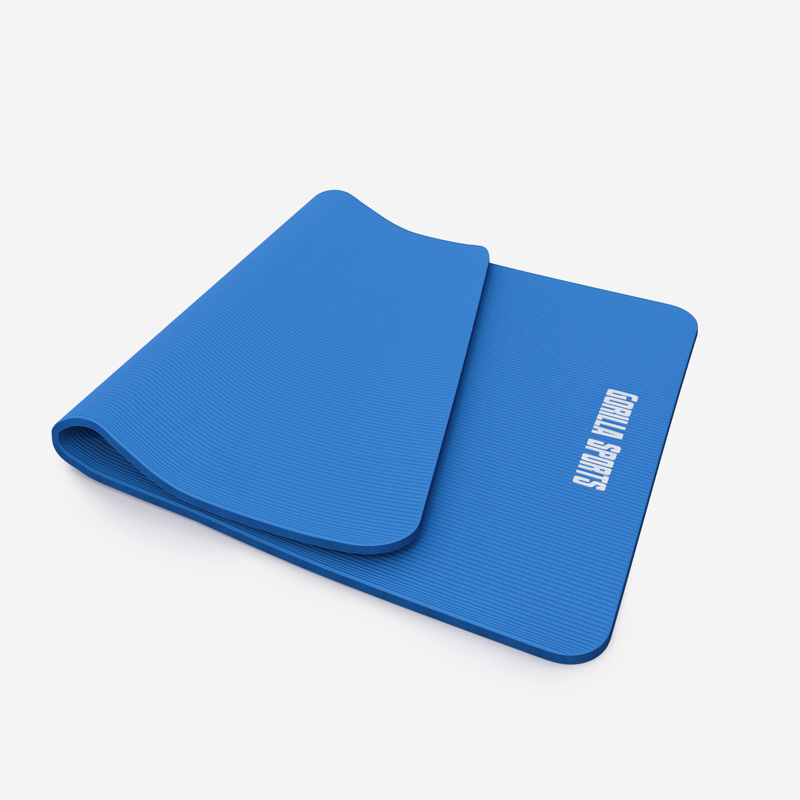 Esterilla Yoga Pilates Gorilla Sports Azul Regio 190cm x 100cm x1,5Cm 2/7