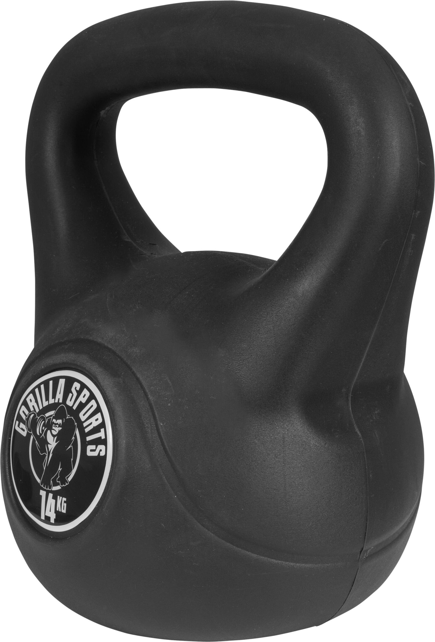 KETTLEBELL NOIR AVEC REVÊTEMENT PLASTIQUE | MUSCULATION| AU CHOIX DE 2KG À 20KG 2/7