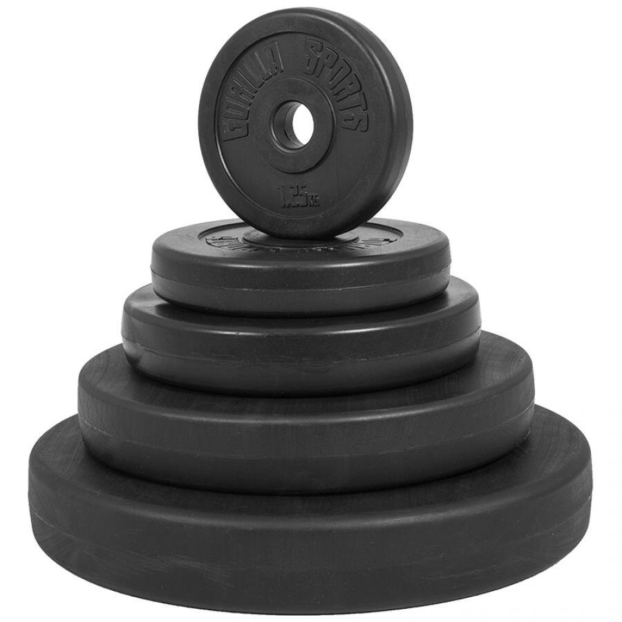 Voordeelbundel halterschijven 2 x 10 kg Kunststof 3/5