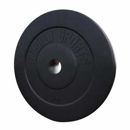 Obciążenie 30 kg - 2 x 5 - 2 x 10 kg 31 mm bitumiczne Gorilla Sports