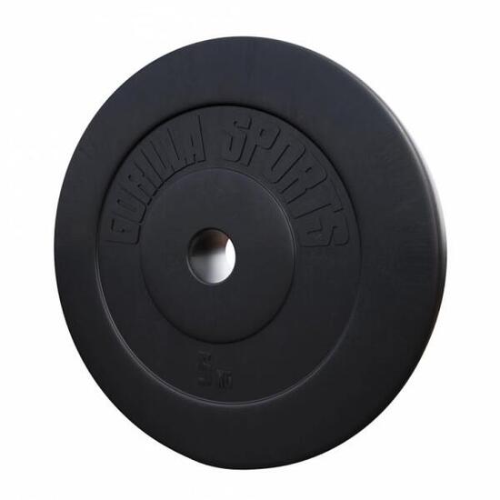 Obciążenie 30 kg - 2 x 5 - 2 x 10 kg 31 mm bitumiczne Gorilla Sports