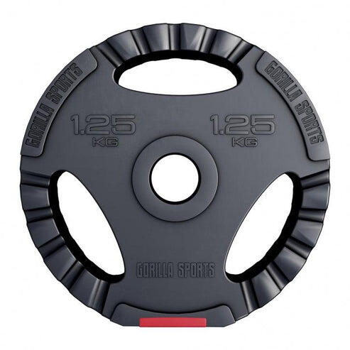 Disque en plastique au choix de 1,25 KG à 15 KG avec poignées | Ø 31mm d'alésage