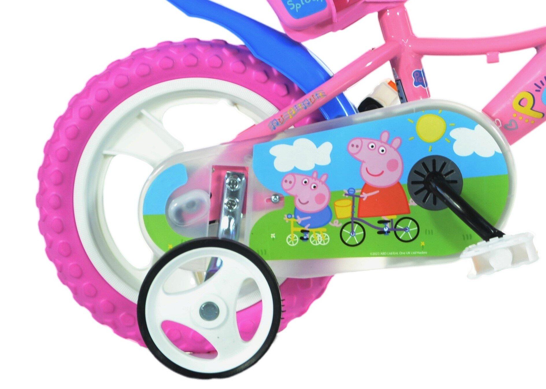 Dívčí kolo PEPPA PIG s příslušenstvím - 12" 4/4