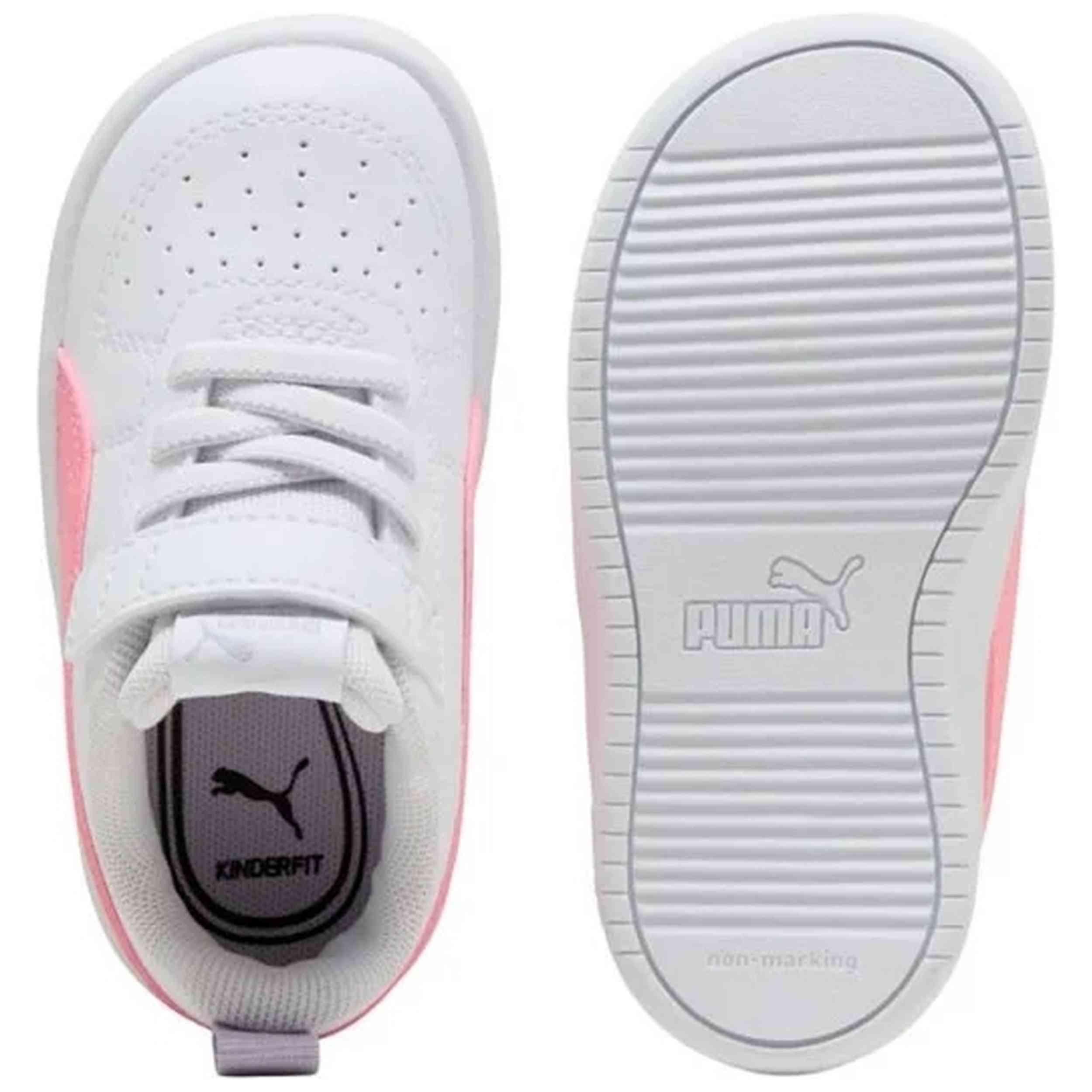 Zapatillas Casual Infantil Puma Rickie AC Blancas Ligeras- 384314-43 3/5