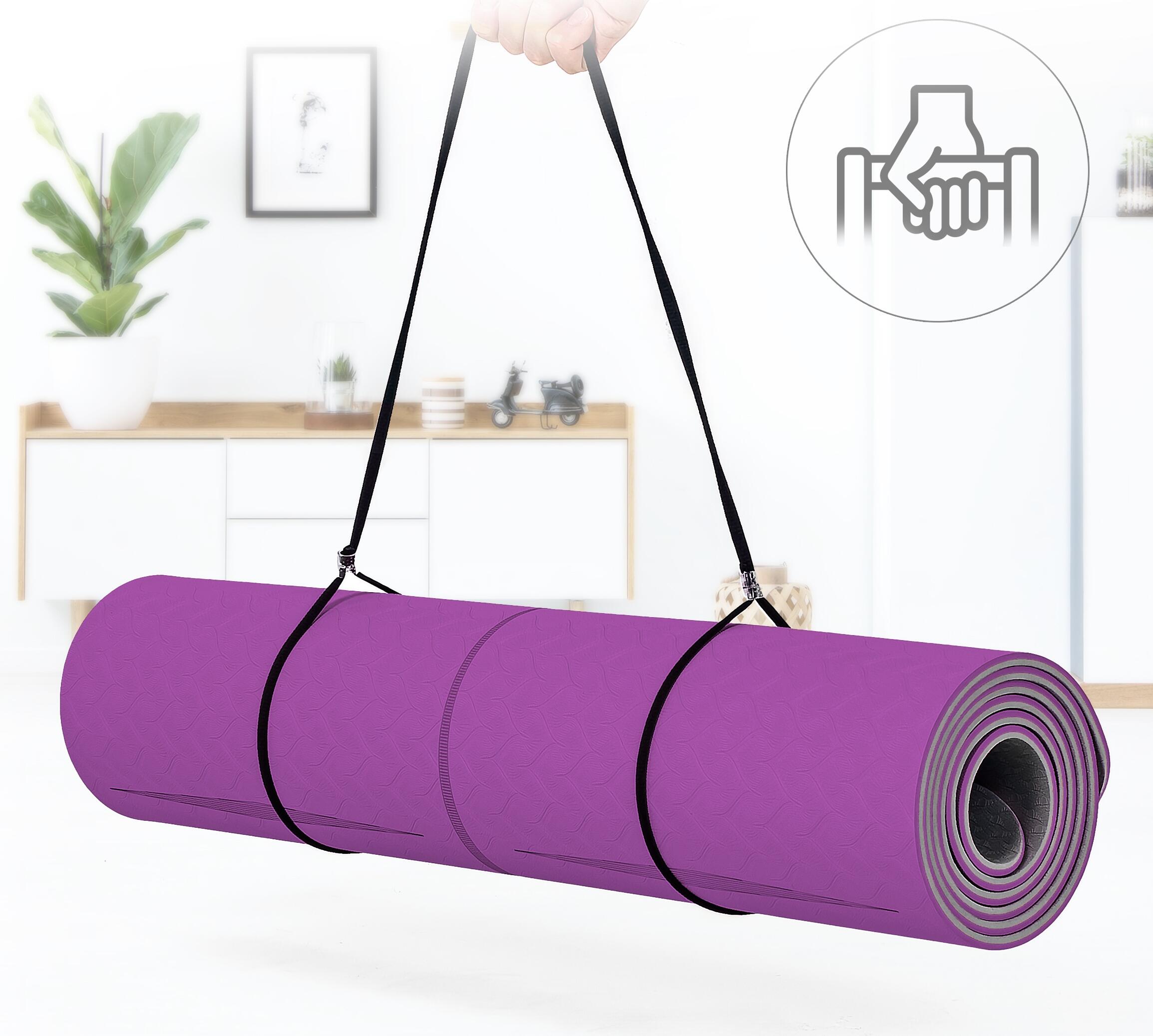 Mata do ćwiczeń z paskiem Sapphire SG-1128 6 mm 3/7