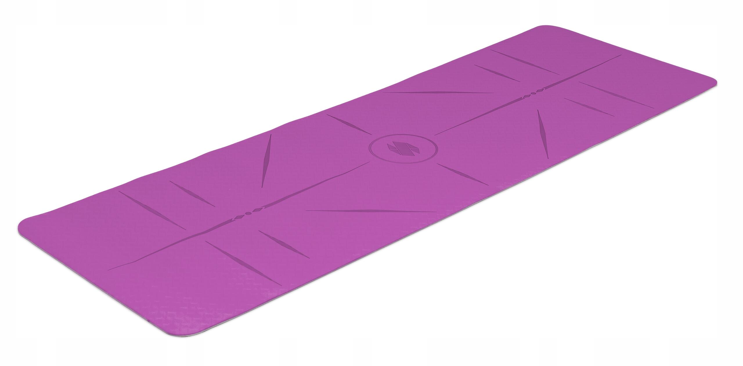 Mata do ćwiczeń z paskiem Sapphire SG-1128 6 mm 2/7