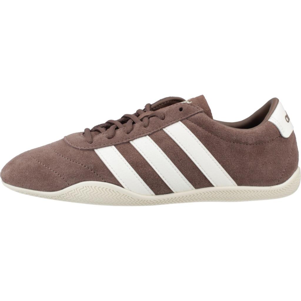 Chaussures pour hommes Adidas grand court lo marron. 2/6