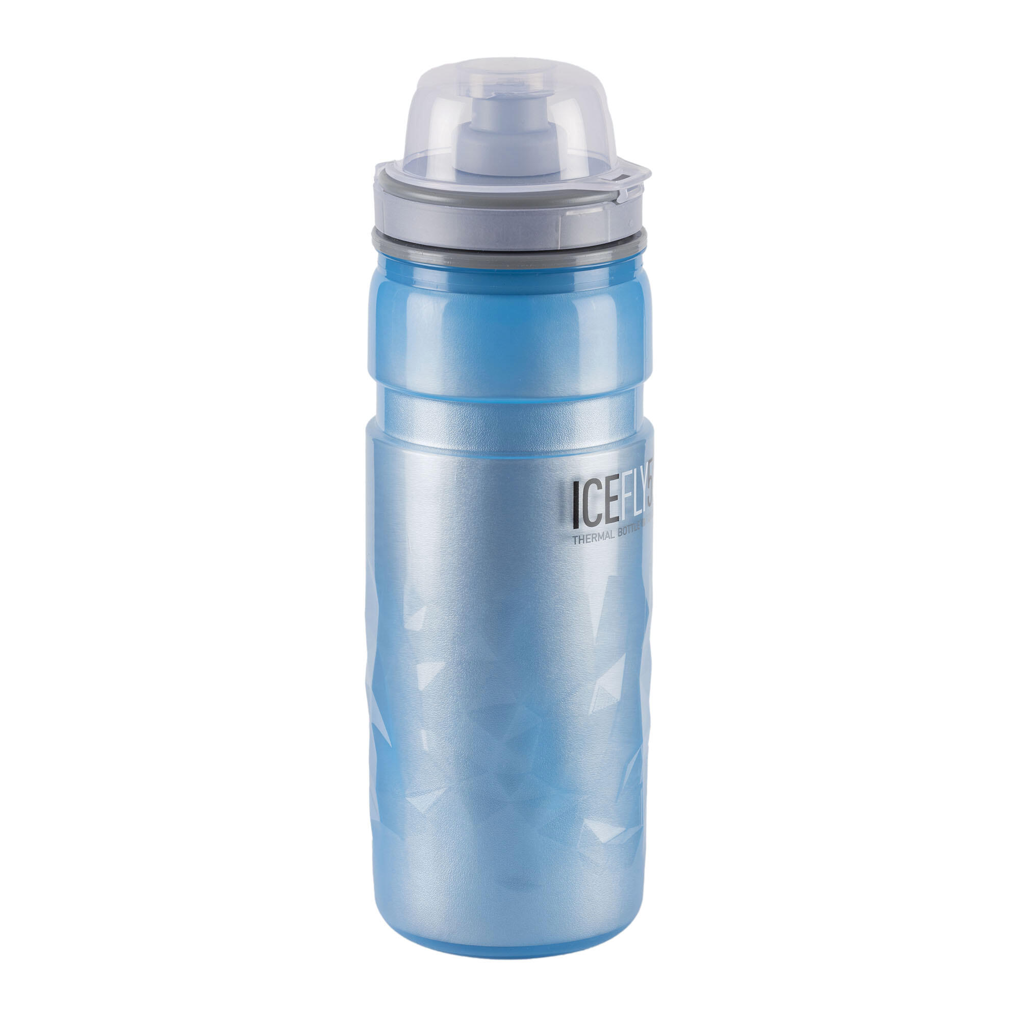 Bidon Elite Ice Fly 500ml Bleu / Gris 5/5
