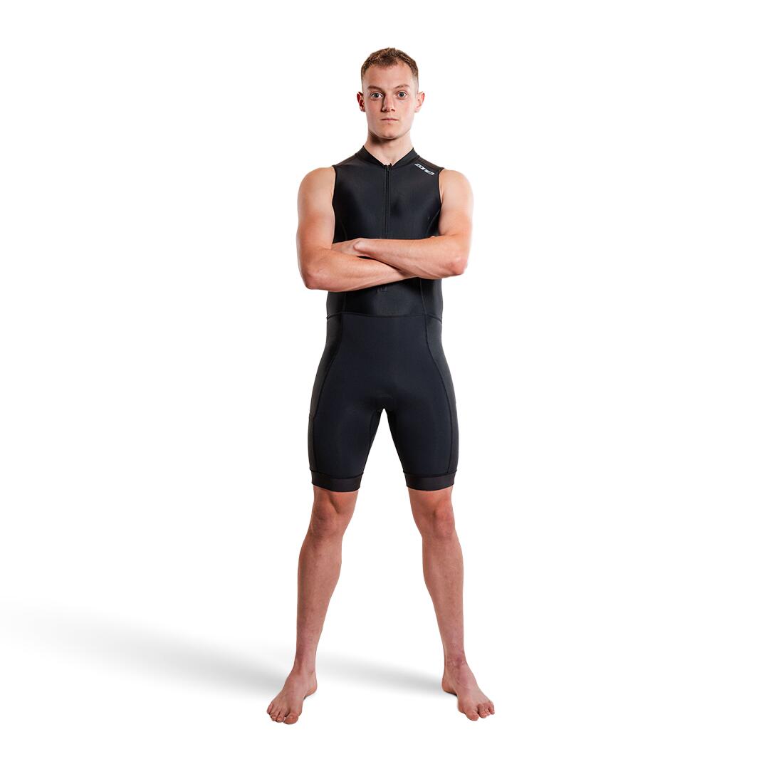 Costum de triatlon pentru bărbați ZONE3 Activate+ fără mâneci